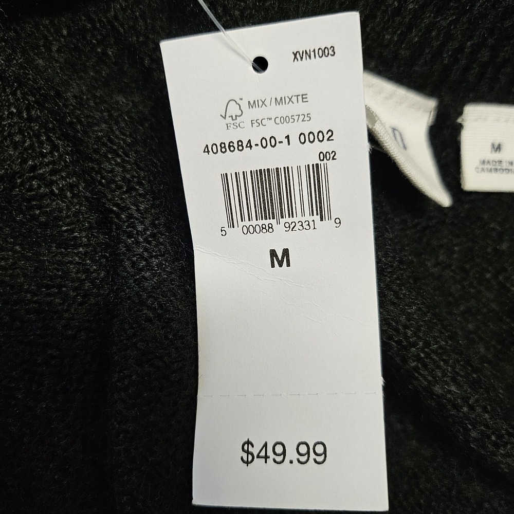 Gap Women's Lightweight Long Sleeve V-Neck Sweater Black Size M Minimalist Cozy - Picture 5 of 6